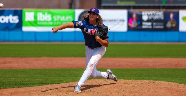 2023 Stars & Stripes Base #74 Rhett Lowder - USA Baseball