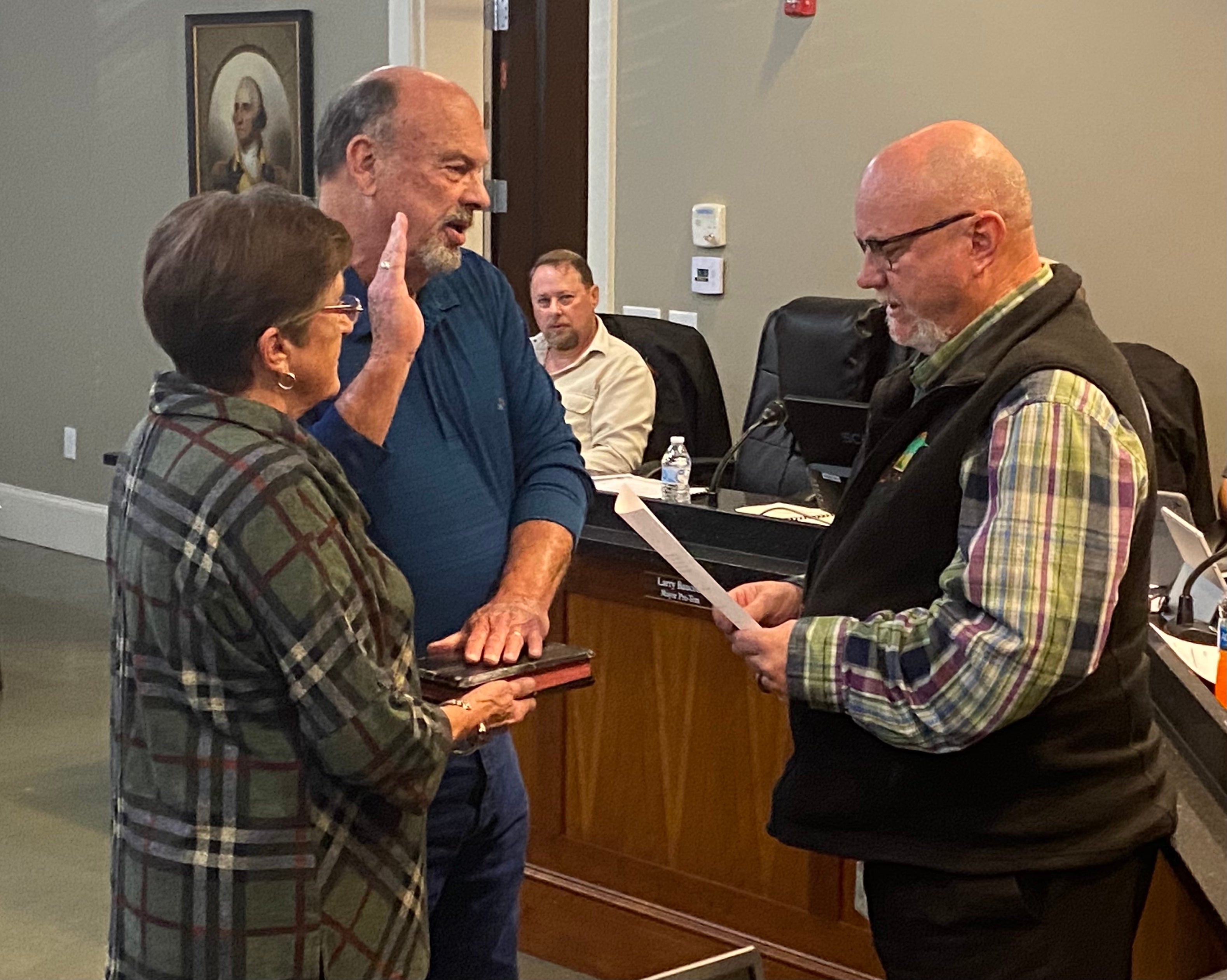 Locust Council honors outgoing member Burris, Simms takes oath - The ...