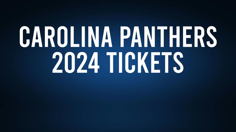 Carolina Panthers 2024 Tickets and Schedule Information The Stanly