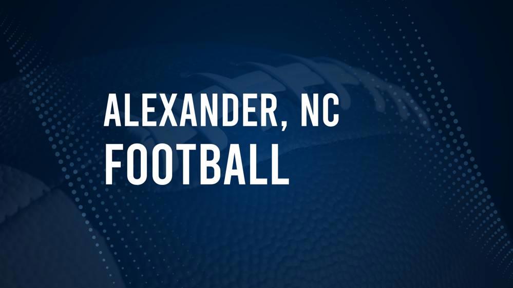 How to Watch Alexander County, NC High School Football Games Streaming Live – August 23