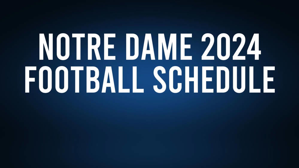 Notre Dame 2024 Football Schedule, Record, Results The Stanly News