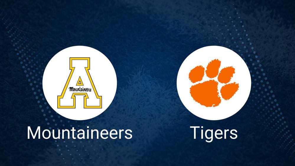 Appalachian State vs. Clemson September 7 Tickets & Start Time The