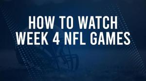 NFL Week 4 TV Schedule, Streams, Start Times, Channels
