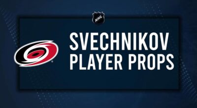 Andrei Svechnikov Player Prop Bets for the Hurricanes vs. Canucks Game - October 28