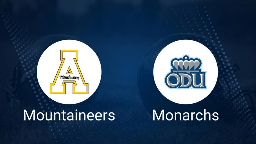 Appalachian State vs. Old Dominion Nov. 2 Tickets & Start Time