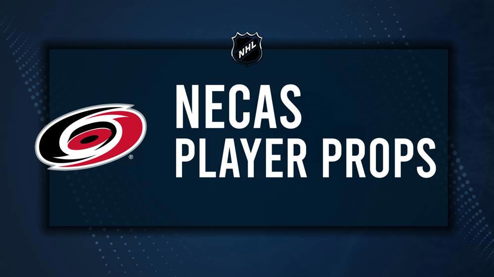 Martin Necas Player Prop Bets for the Hurricanes vs. Kraken Game - October 26