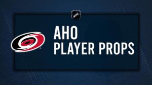 Sebastian Aho Player Prop Bets for the Hurricanes vs. Blues Game - October 19