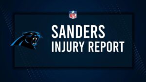 Will Ja'Tavion Sanders Play in Week 8? NFL Injury Status, News & Updates