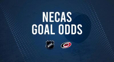 Will Martin Necas Score a Goal Against the Penguins on October 18?