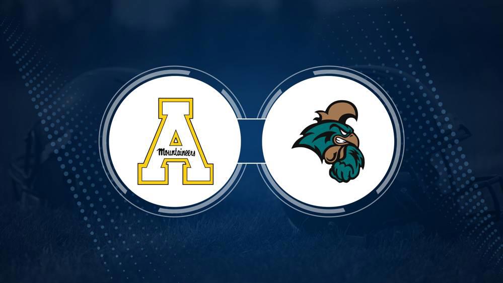 Appalachian State vs. Coastal Carolina: Odds, spread, and over/under - Nov. 7