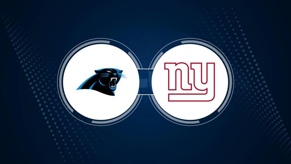 Best Bets, Odds for the Panthers vs. Giants Game – Week 10