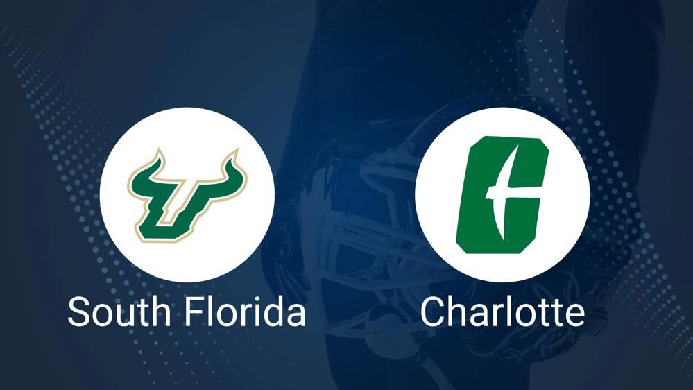 Best Bets, Predictions & Odds for the Charlotte vs. South Florida Game – Saturday, Nov. 16