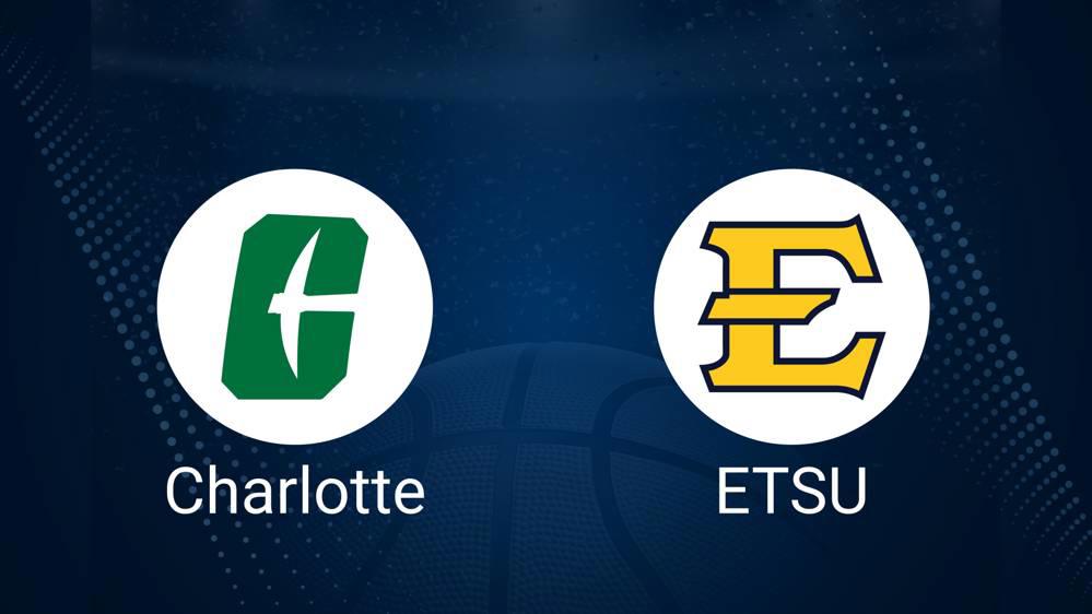 Charlotte vs. East Tennessee State Basketball Tickets - Wednesday, November 27