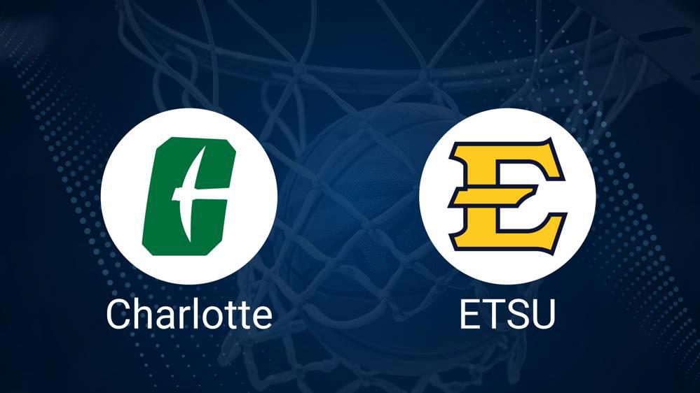 How to Watch Charlotte vs. East Tennessee State on TV or Live Stream - November 27