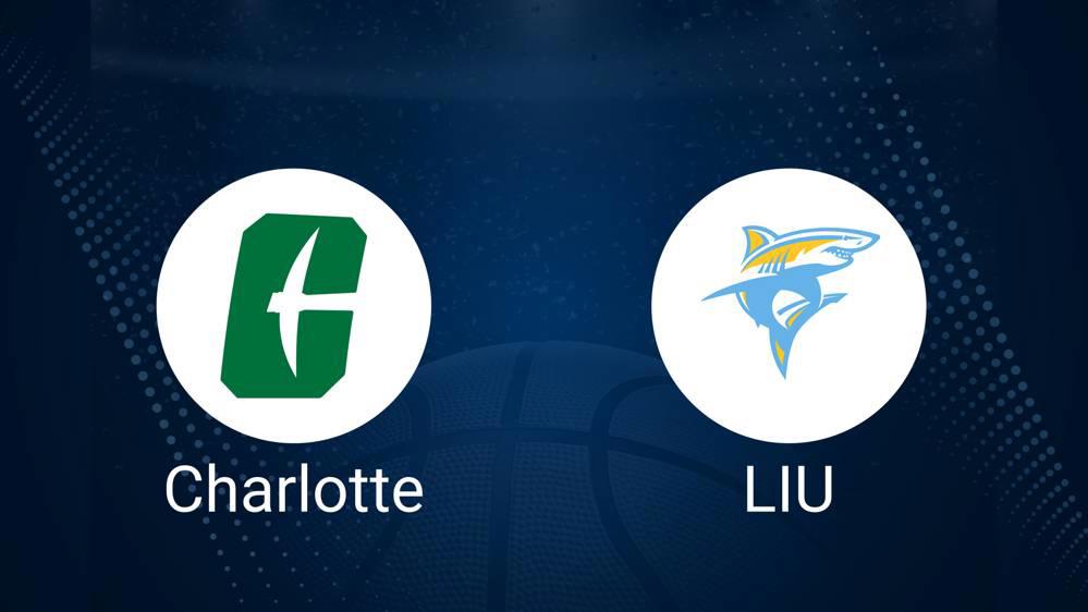 How to Watch Charlotte vs. LIU on TV or Live Stream - November 23