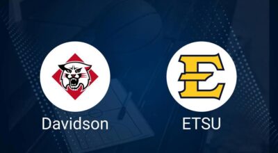 How to Watch Davidson vs. East Tennessee State on TV or Live Stream - November 16