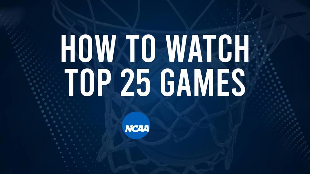 How to Watch Top 25 College Basketball Games - Thursday, November 28