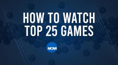 How to Watch Top 25 College Basketball Games - Wednesday, November 20