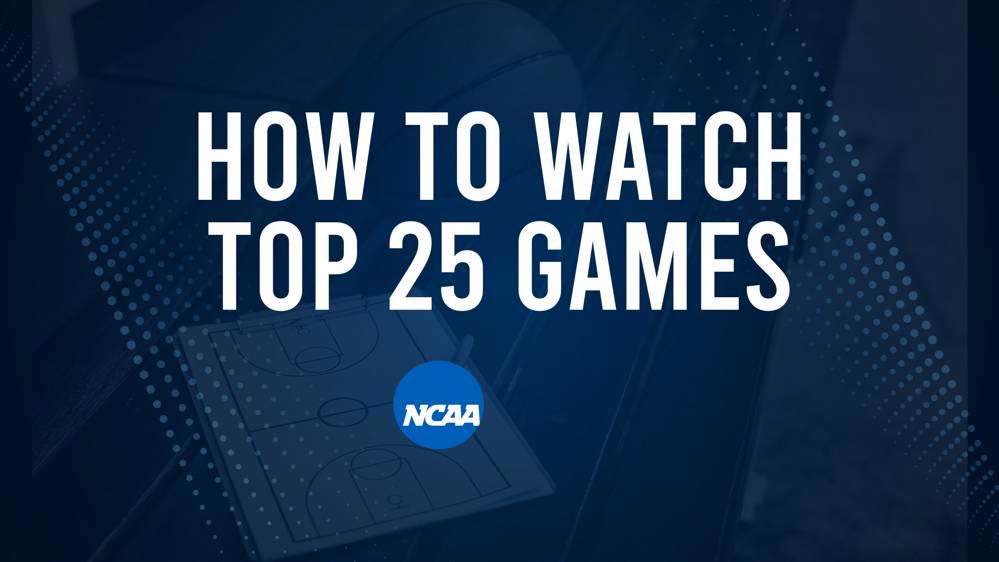 How to Watch Top 25 Women's College Basketball Games - Tuesday, November 26