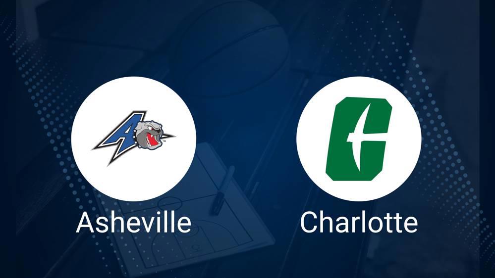 How to Watch UNC Asheville vs. Charlotte Women's Basketball on TV or Live Stream - November 15