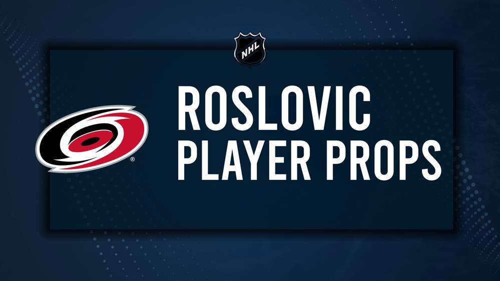 Jack Roslovic Player Prop Bets for the Hurricanes vs. Rangers Game - November 27