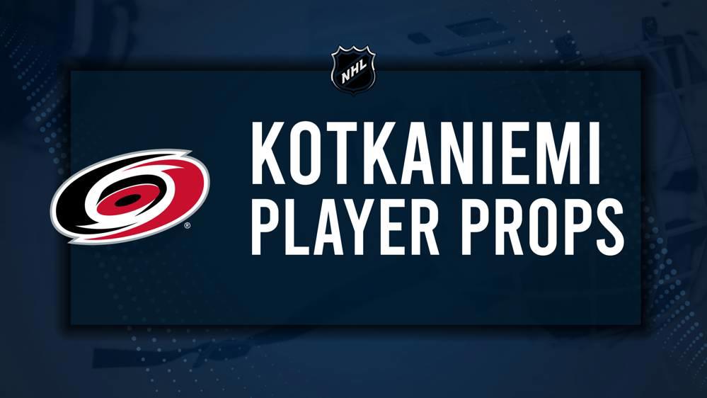 Jesperi Kotkaniemi Player Prop Bets for the Hurricanes vs. Blues Game - November 17