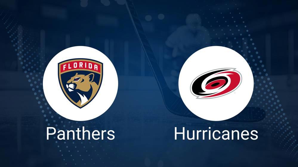 Where to Watch Florida Panthers vs. Carolina Hurricanes on TV or Streaming Live - November 30