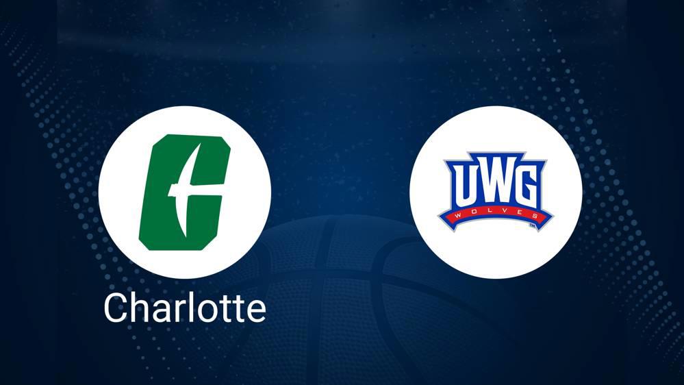 Charlotte vs. West Georgia Basketball Tickets - Tuesday, December 17