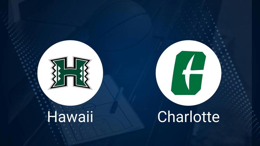 Hawaii vs. Charlotte Basketball Tickets - Sunday, December 22