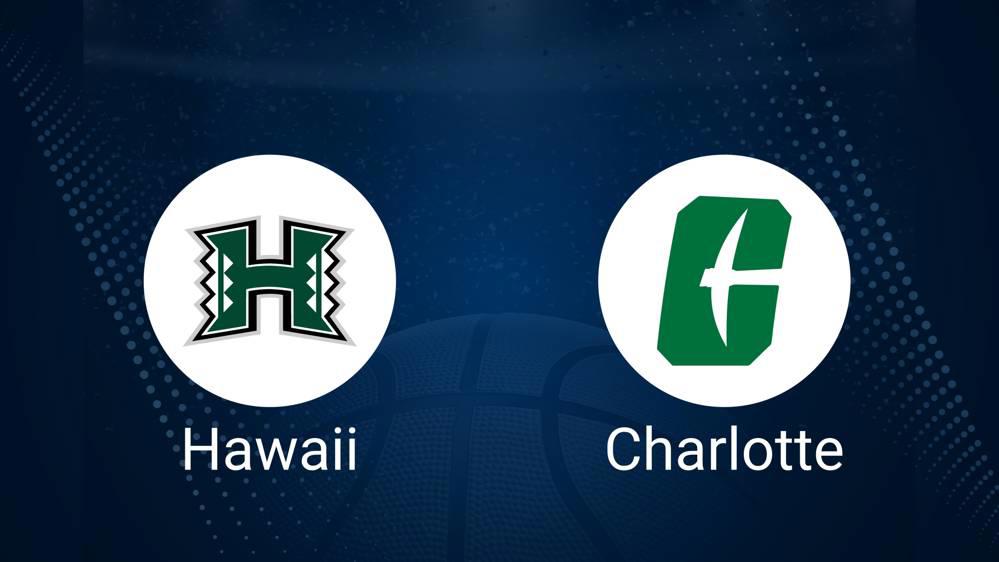 How to Watch Hawaii vs. Charlotte on TV or Live Stream - December 22