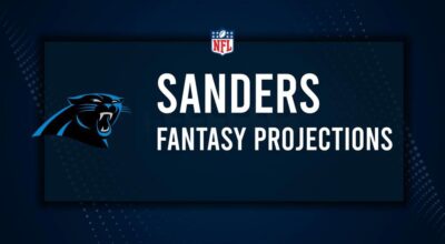 Ja'Tavion Sanders Fantasy Projections: Week 15 vs. the Cowboys