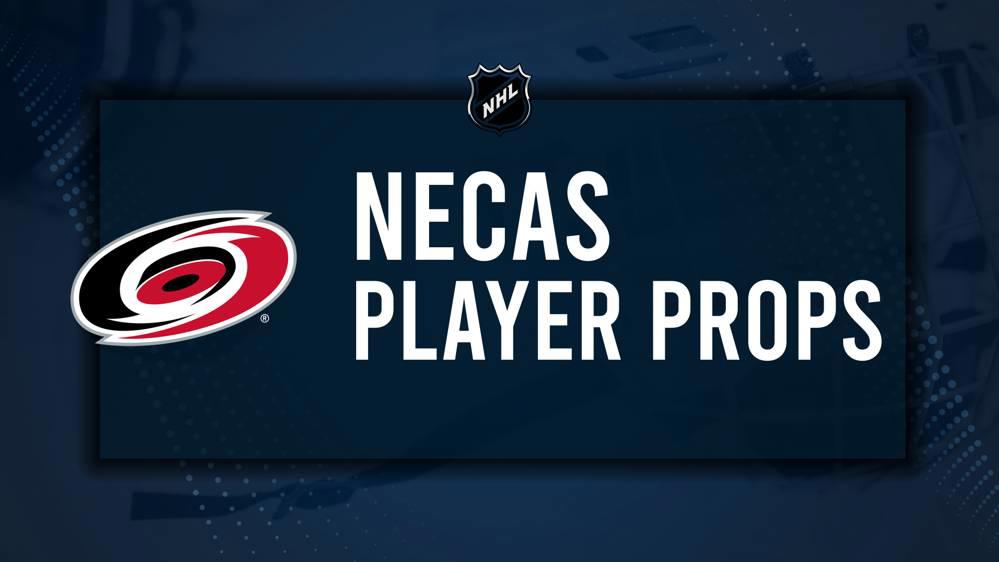 Martin Necas Player Prop Bets for the Hurricanes vs. Predators Game - December 23