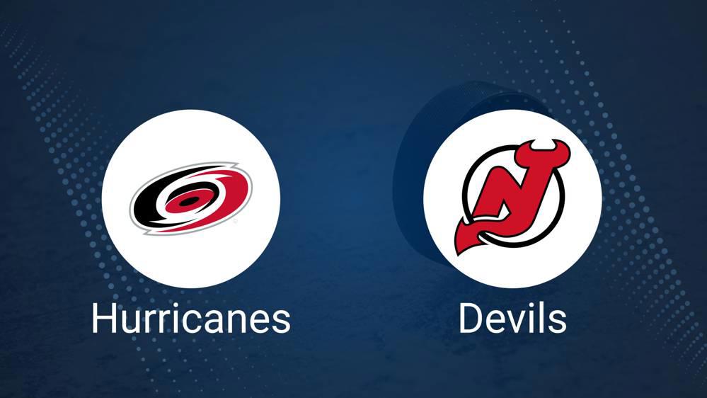 Where to Watch Carolina Hurricanes vs. New Jersey Devils on TV or Streaming Live - December 28