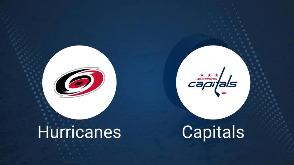 Where to Watch Carolina Hurricanes vs. Washington Capitals on TV or Streaming Live - December 20