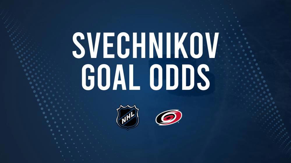 Will Andrei Svechnikov Score a Goal Against the Sharks on December 10?