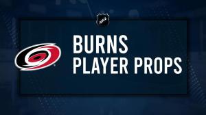 Brent Burns Player Prop Bets for the Hurricanes vs. Rangers Game - January 28