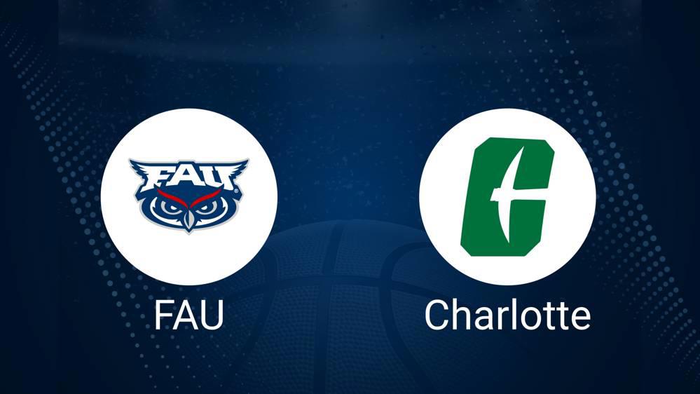 Florida Atlantic vs. Charlotte Basketball Tickets - Monday, February 10