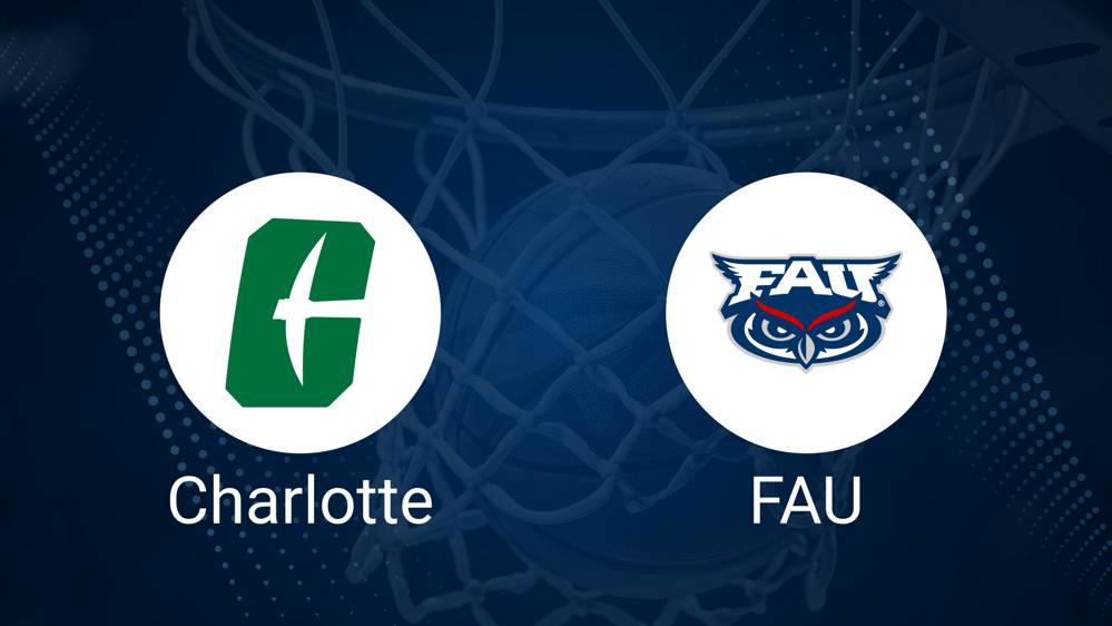 Florida Atlantic vs. Charlotte Basketball Tickets - Wednesday, January 8