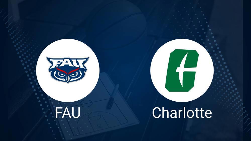 How to Watch Florida Atlantic vs. Charlotte on TV or Live Stream - January 8
