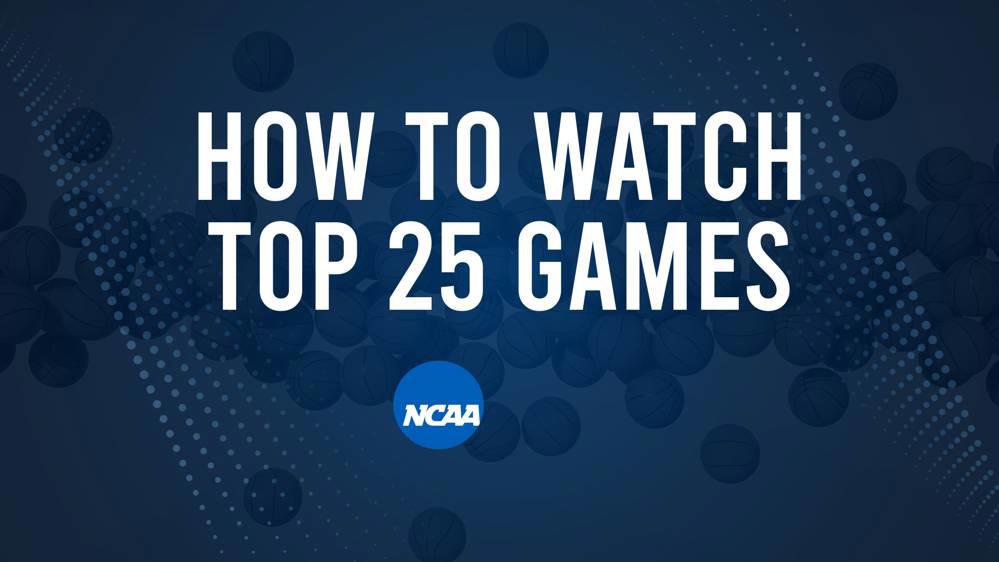 How to Watch Top 25 Women's College Basketball Games - Sunday, January 19