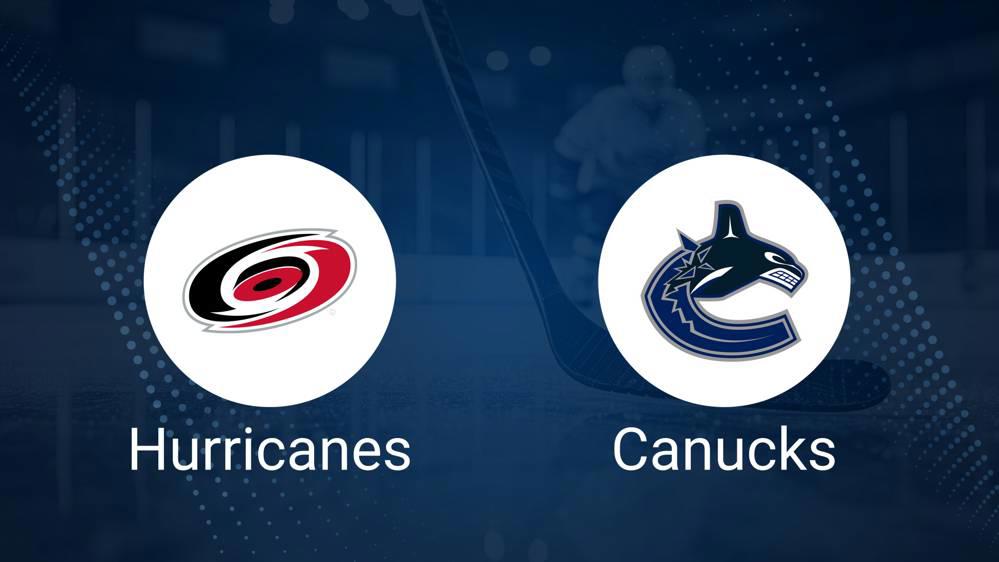 Hurricanes vs. Canucks Injury Report Today - January 10