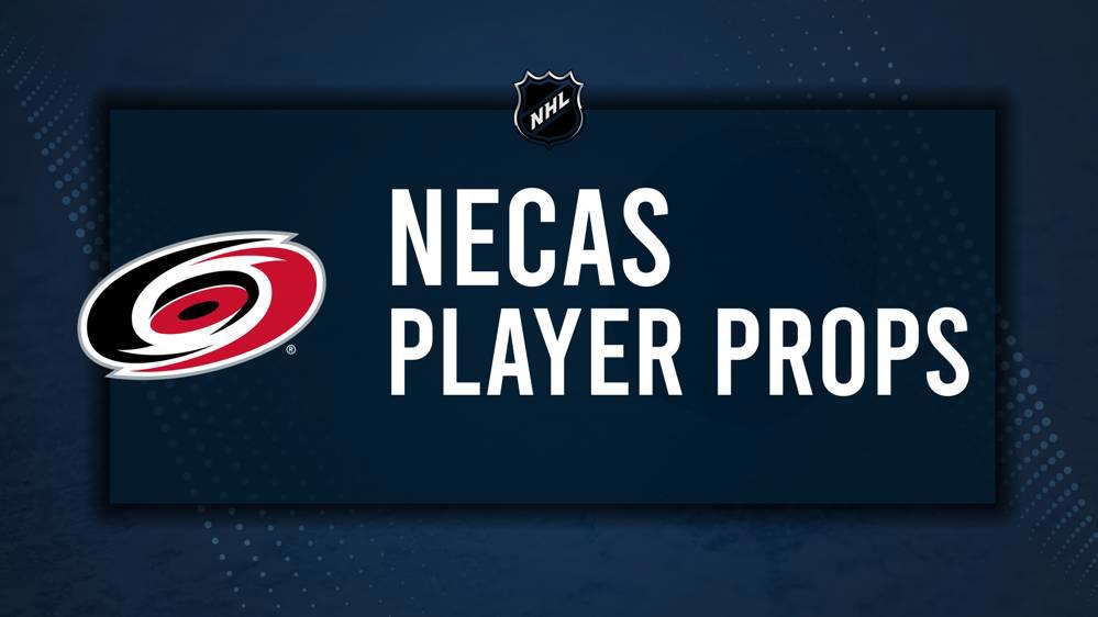 Martin Necas Player Prop Bets for the Hurricanes vs. Sabres Game - January 15