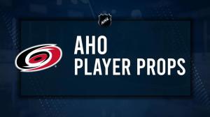 Sebastian Aho Player Prop Bets for the Hurricanes vs. Rangers Game - January 28