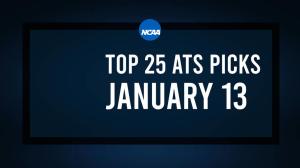 Top 25 College Hoops Picks Against the Spread - Monday, January 13