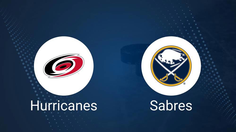 Where to Watch Carolina Hurricanes vs. Buffalo Sabres on TV or Streaming Live - January 15