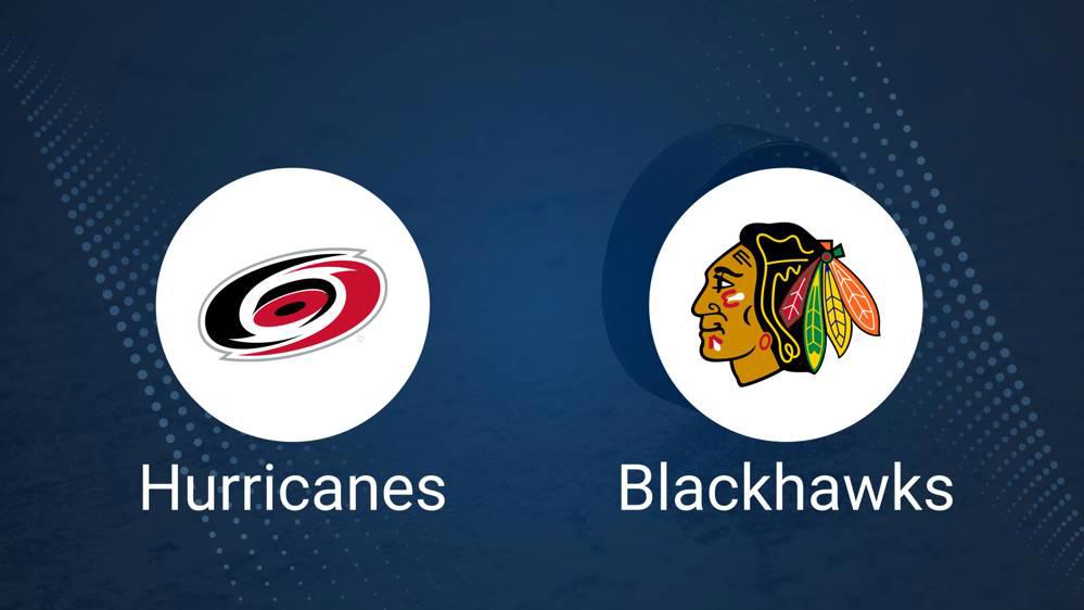 Where to Watch Carolina Hurricanes vs. Chicago Blackhawks on TV or Streaming Live - January 30
