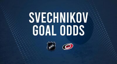 Will Andrei Svechnikov Score a Goal Against the Ducks on January 12?