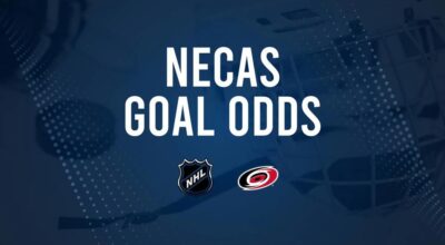 Will Martin Necas Score a Goal Against the Canucks on January 10?